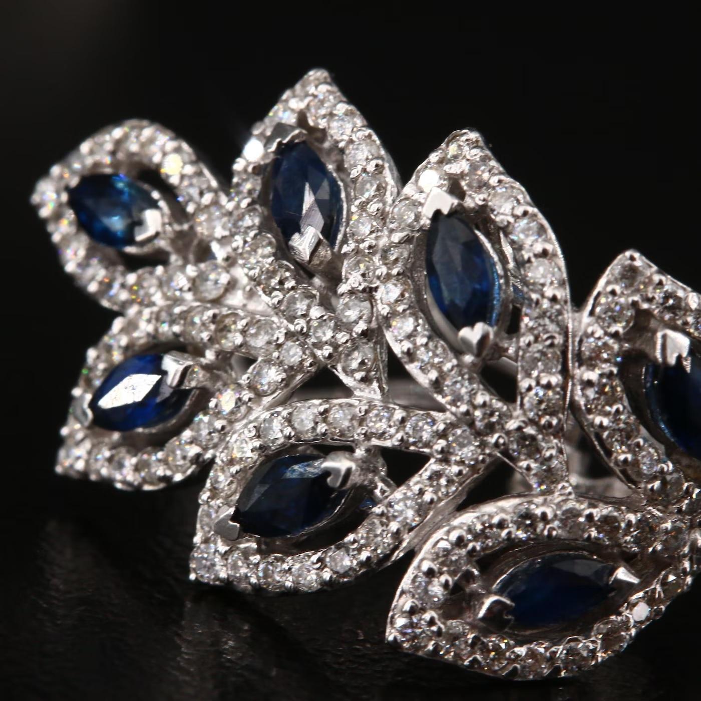 effy blue diamond earrings