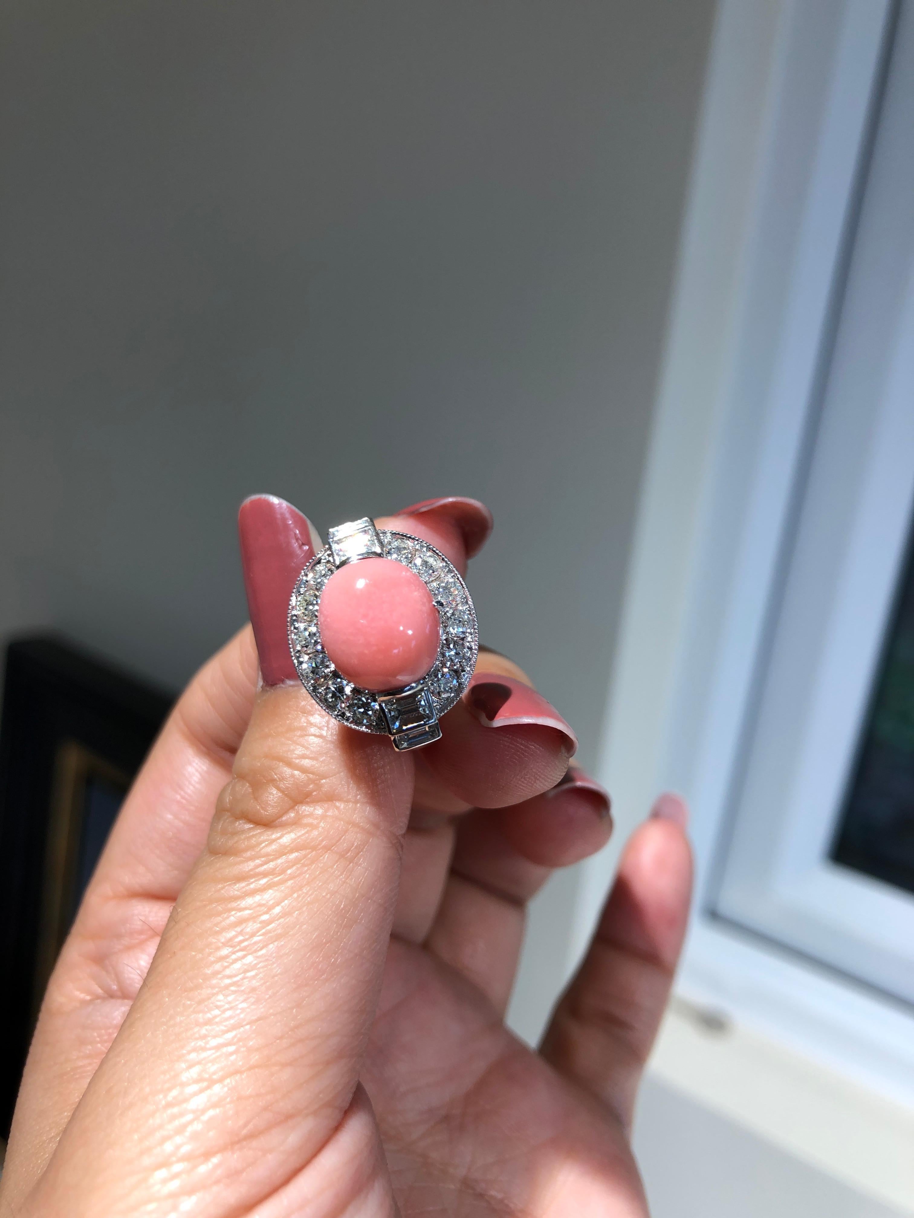 pink conch pearl jewelry