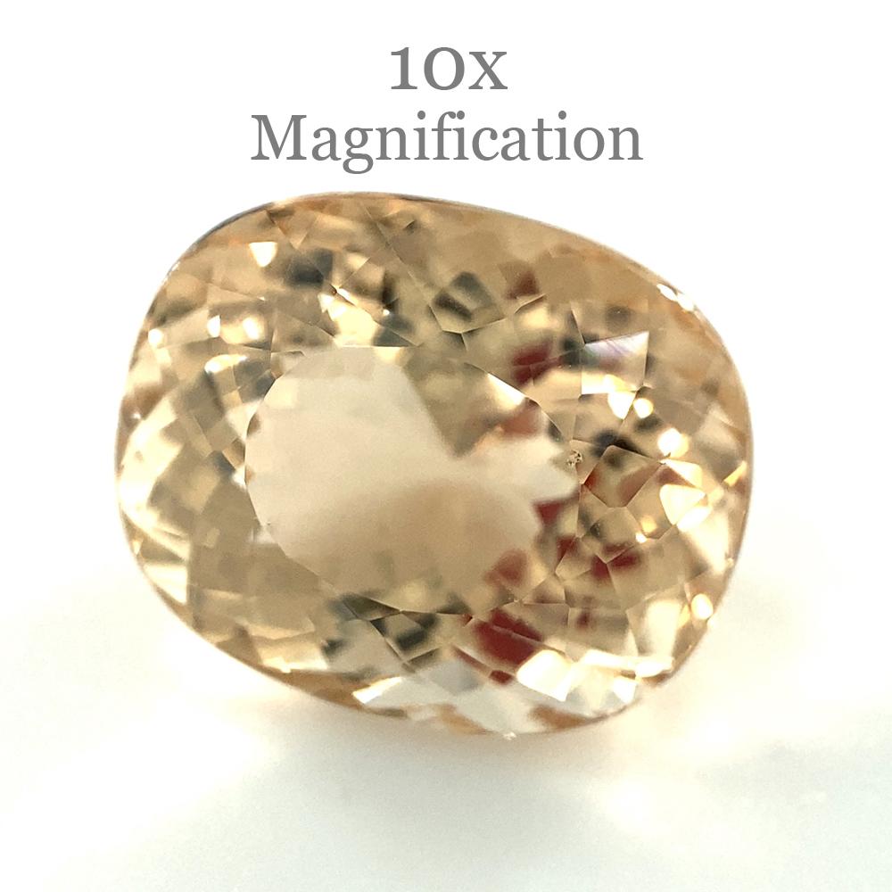 6.75ct Cushion Heliodor / Golden Beryl In New Condition For Sale In Toronto, Ontario