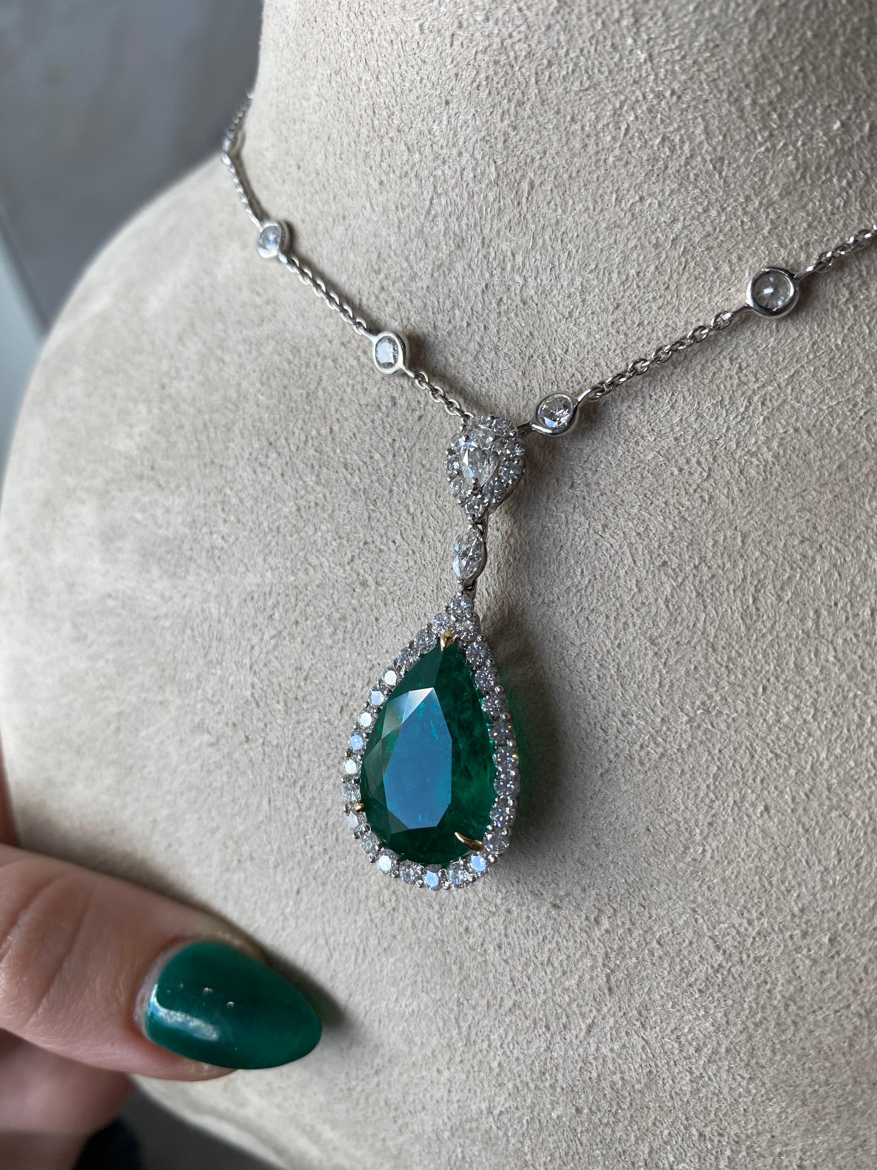 emerald by the yard necklace