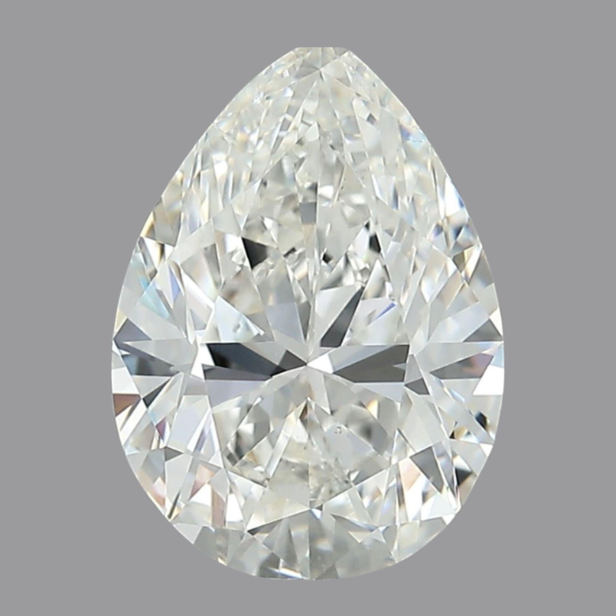 6.76 Carat Pair Of GIA Certified Pear Cut Diamonds - I Color SI1-SI2 Loose In Good Condition For Sale In Miami, FL