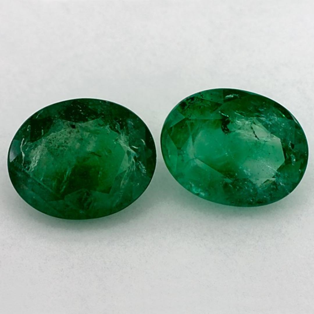 6.77 Ct Emerald Oval Loose Gemstone