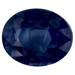 6.78 Ct Blue Sapphire Oval Loose Gemstone (pierre précieuse en vrac)