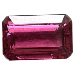 6.79 carats Pink Tourmaline octagon Faceted cut stone Natural Gemstone