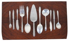 68 Pc Towle Sterling Silver 925 Madeira Flatware & Chest Monogram K