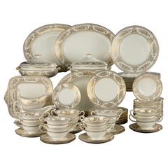 Servizio da tavola da 68 pezzi - Wedgwood - Columbia Gold - Completo per 12 persone