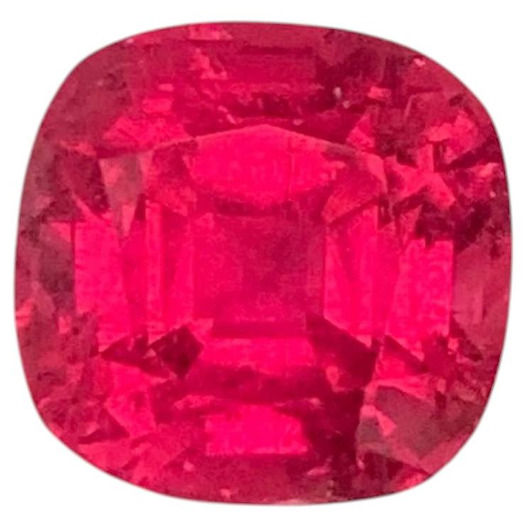 6,80 carati di tormalina rubellite naturale sciolta di qualità AAA con taglio a cuscino Gemma afgana