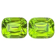 6.80 Karat natürliches, loses Peridot-Paar für die Schmuckherstellung