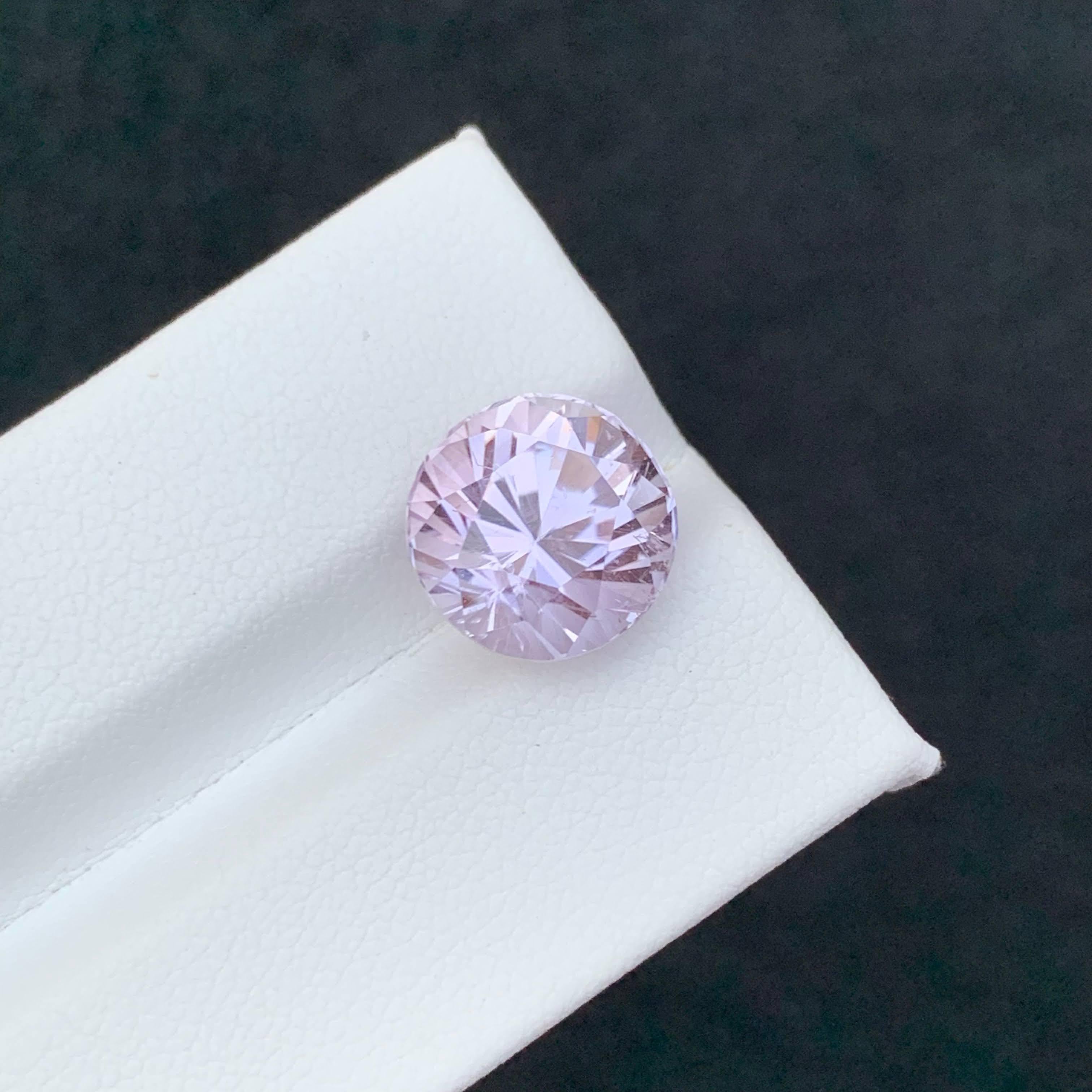 Morganita rosa suelta natural de 6,80 quilates Talla redonda Piedra preciosa afgana en venta 2