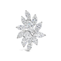 Roman Malakov, Orecchini a stella con diamante taglio marquise da 6,81 carati