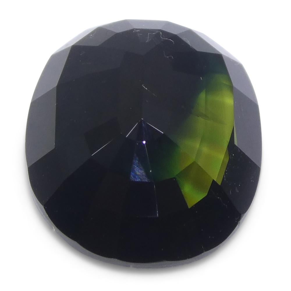 Zaffiro verde-blu ovale da 6,81ct dall'Australia in vendita 5