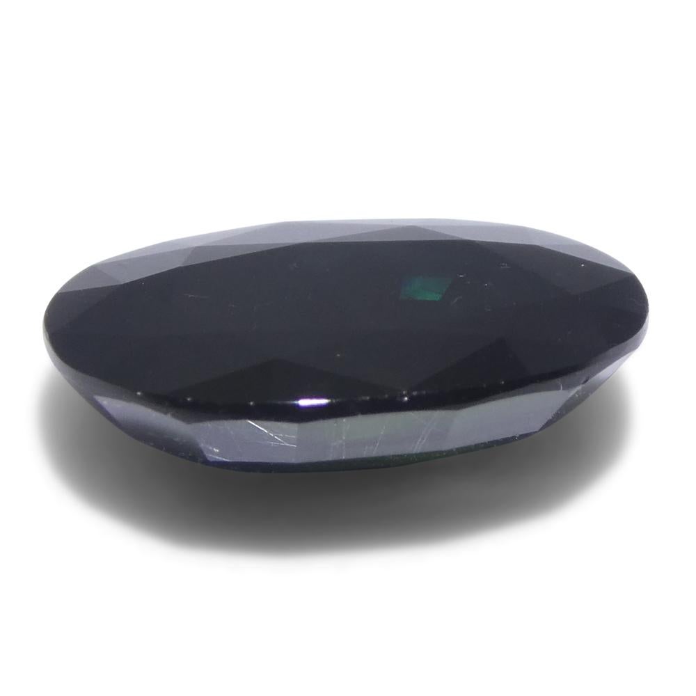 Zaffiro verde-blu ovale da 6,81ct dall'Australia in vendita 3
