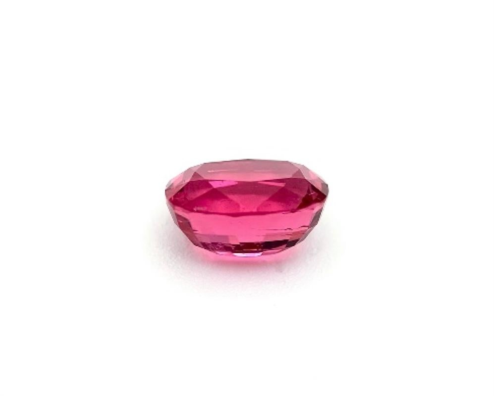 Unheated 6.83 Carat Pink Spinel Cushion, Loose Gemstone, GIA Certified 1