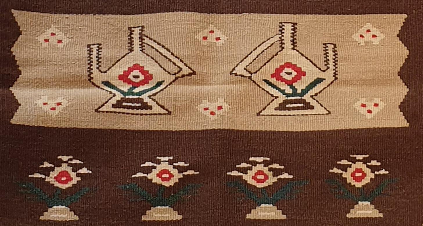 Noué à la main 684 -  Kilim afghan, XIXe siècle en vente