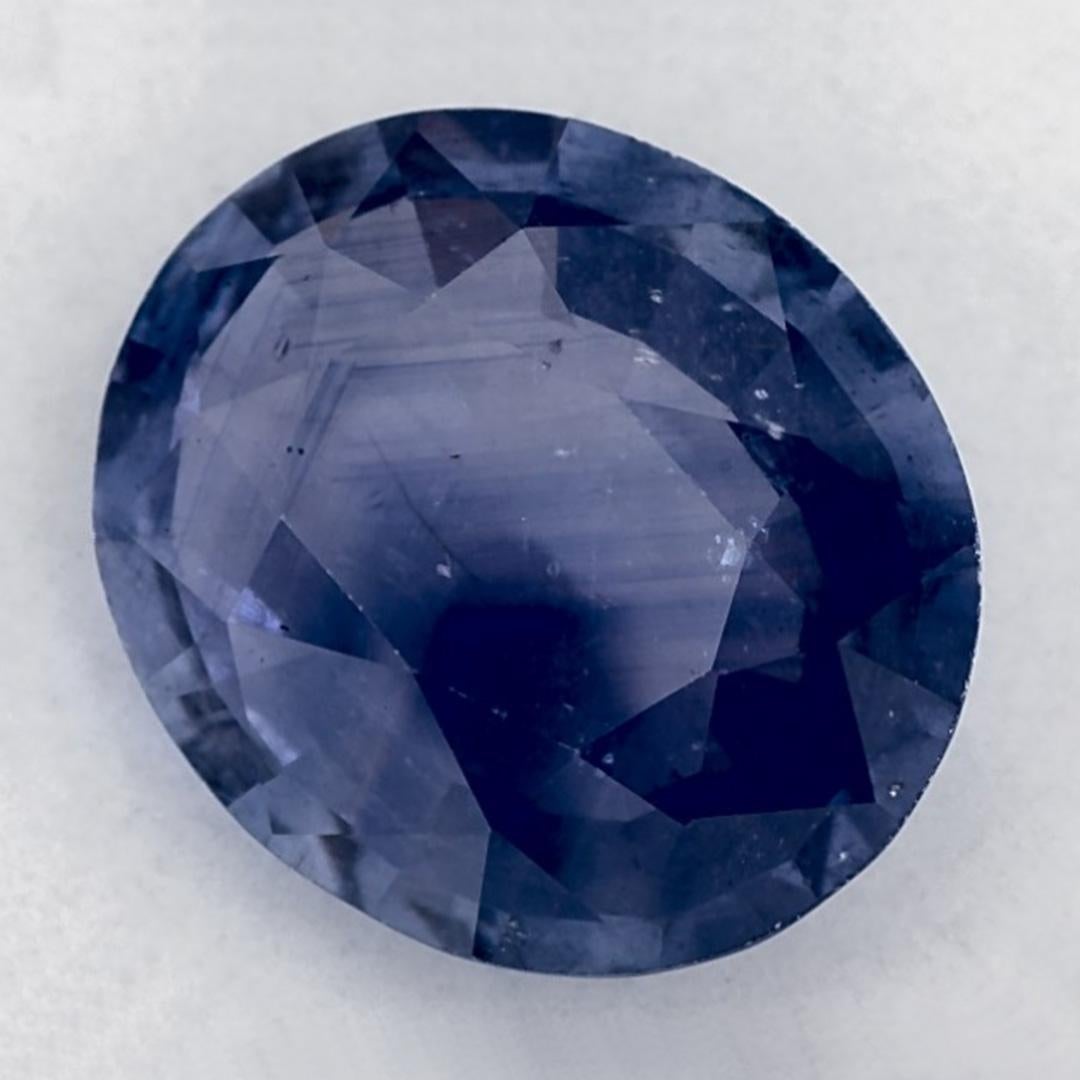 Oval Cut 6.84 Ct Blue Sapphire Oval Loose Gemstone