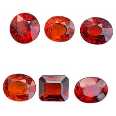 6.85 Carat Natural Loose Spessartine Garnet Lot For Jewellery Making