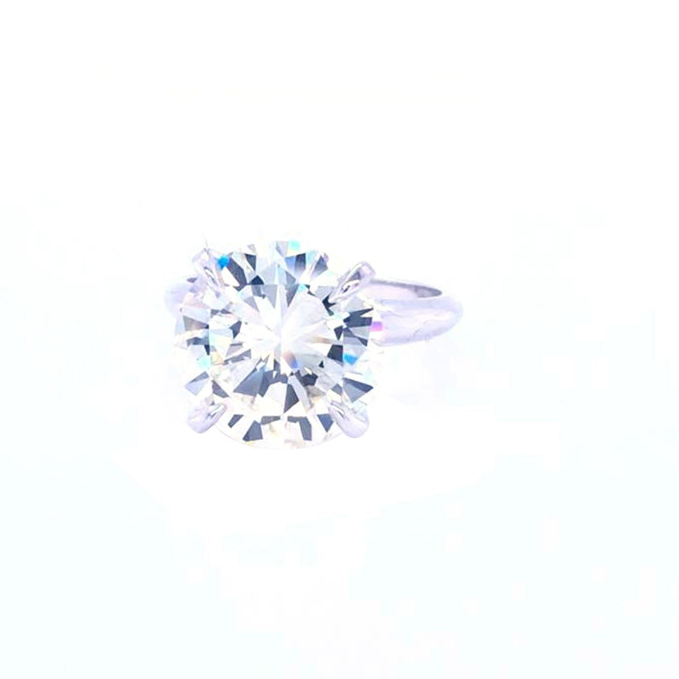 6.85CT Yellow Cushion Diamond Engagement Wedding Certified 14k White Gold Ring 