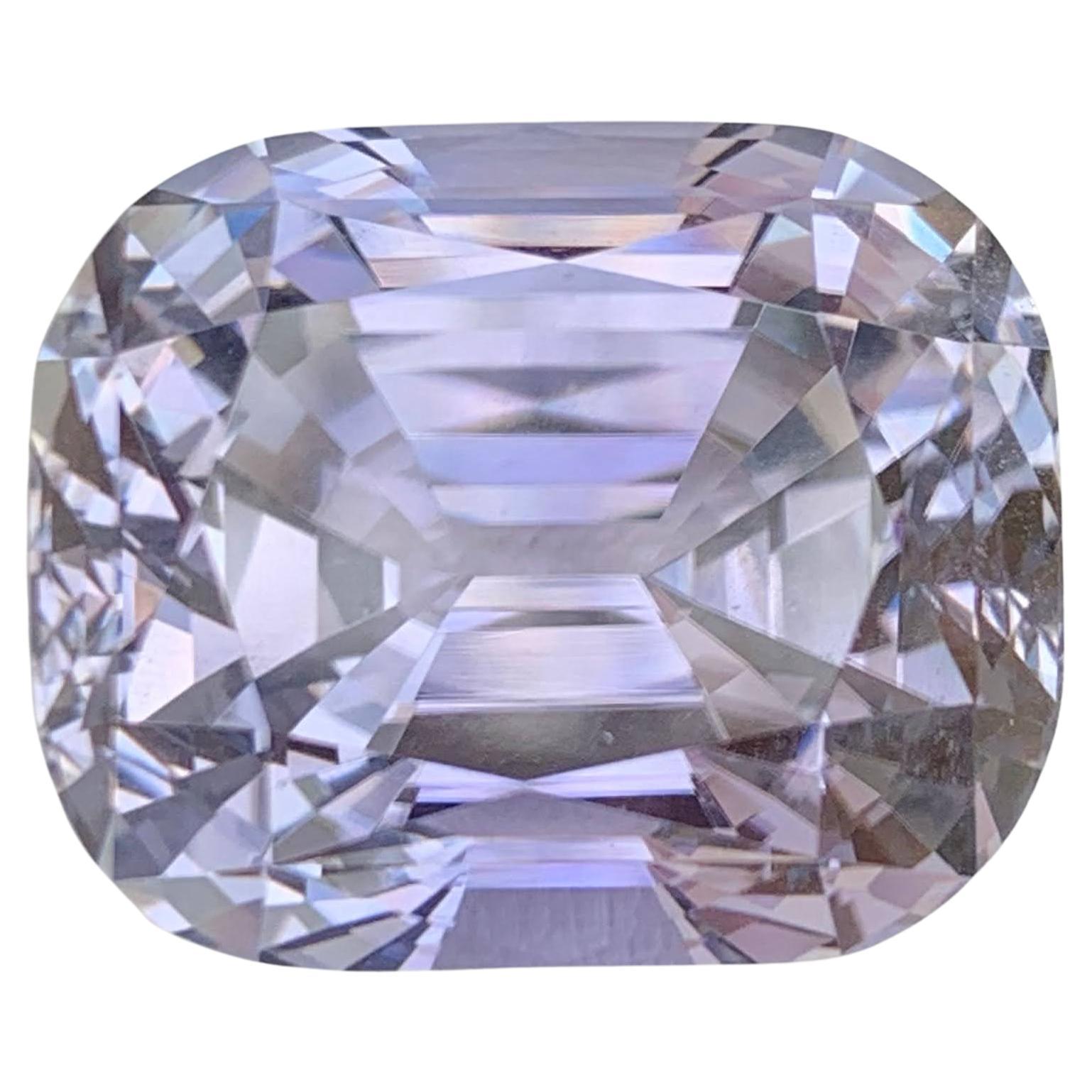 68.50 Carat Natural Loose Purple Color Kunzite Stone Cushion Cut Afghan Gemstone