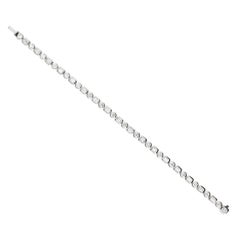 Diamond Bracelet in White Gold, 6.88 Carat