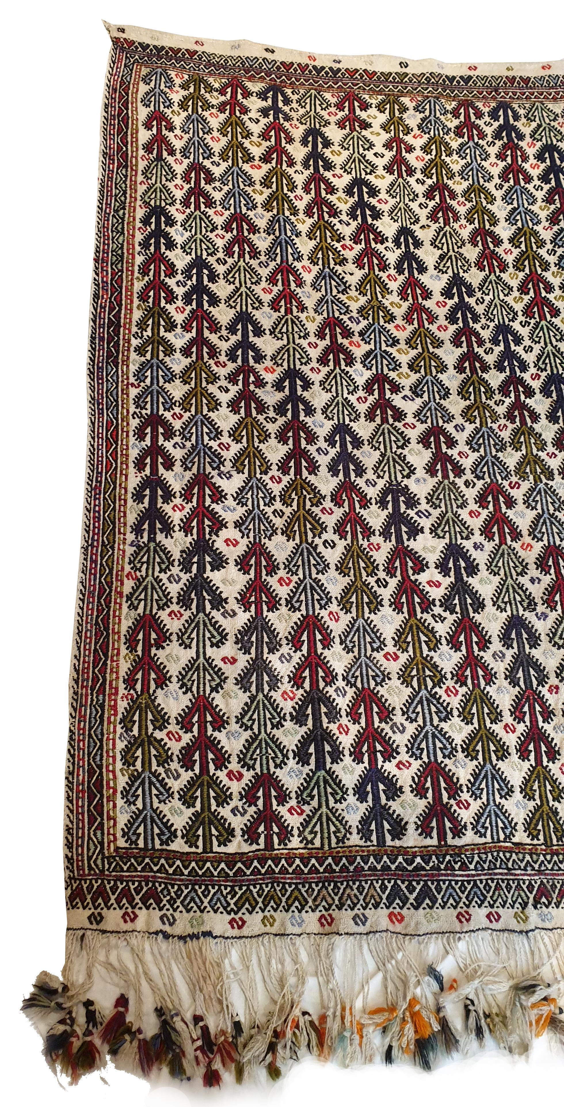 Caucasien 688 - Tenture Kilim caucasienne, 19ème siècle - N° 688 en vente