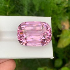 68.95 Karat Natürlicher Loser Baby Pink No Heat Kunzite Kissenschliff Afghanischer Edelstein