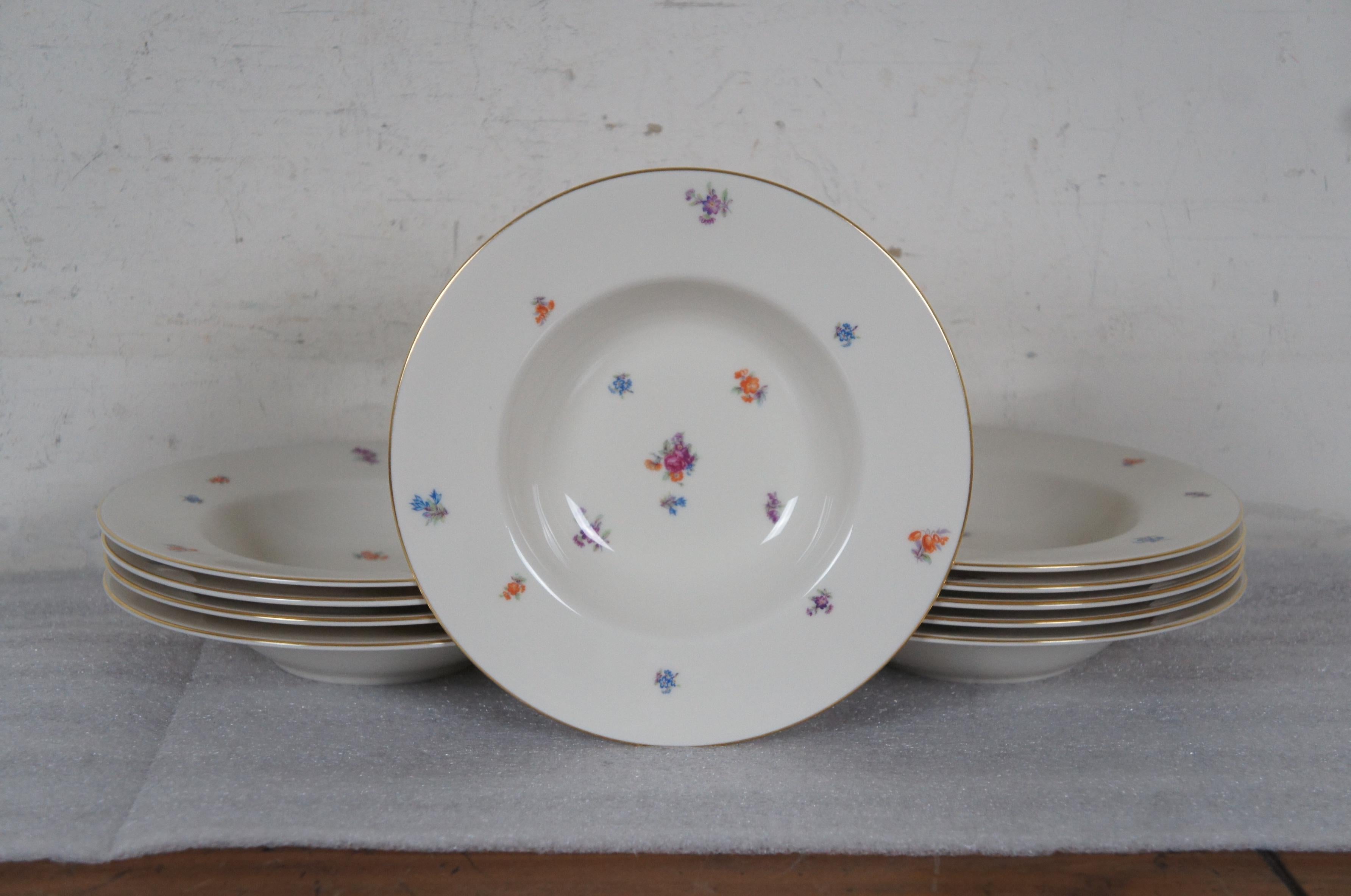 69 Pc Pickard Floral Chintz Service for 10 Dinnerware China Set  For Sale 5