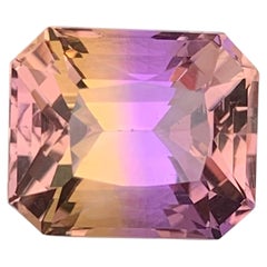 6.90 Carat Natural Loose Ametrine Emerald Shape Gemstone