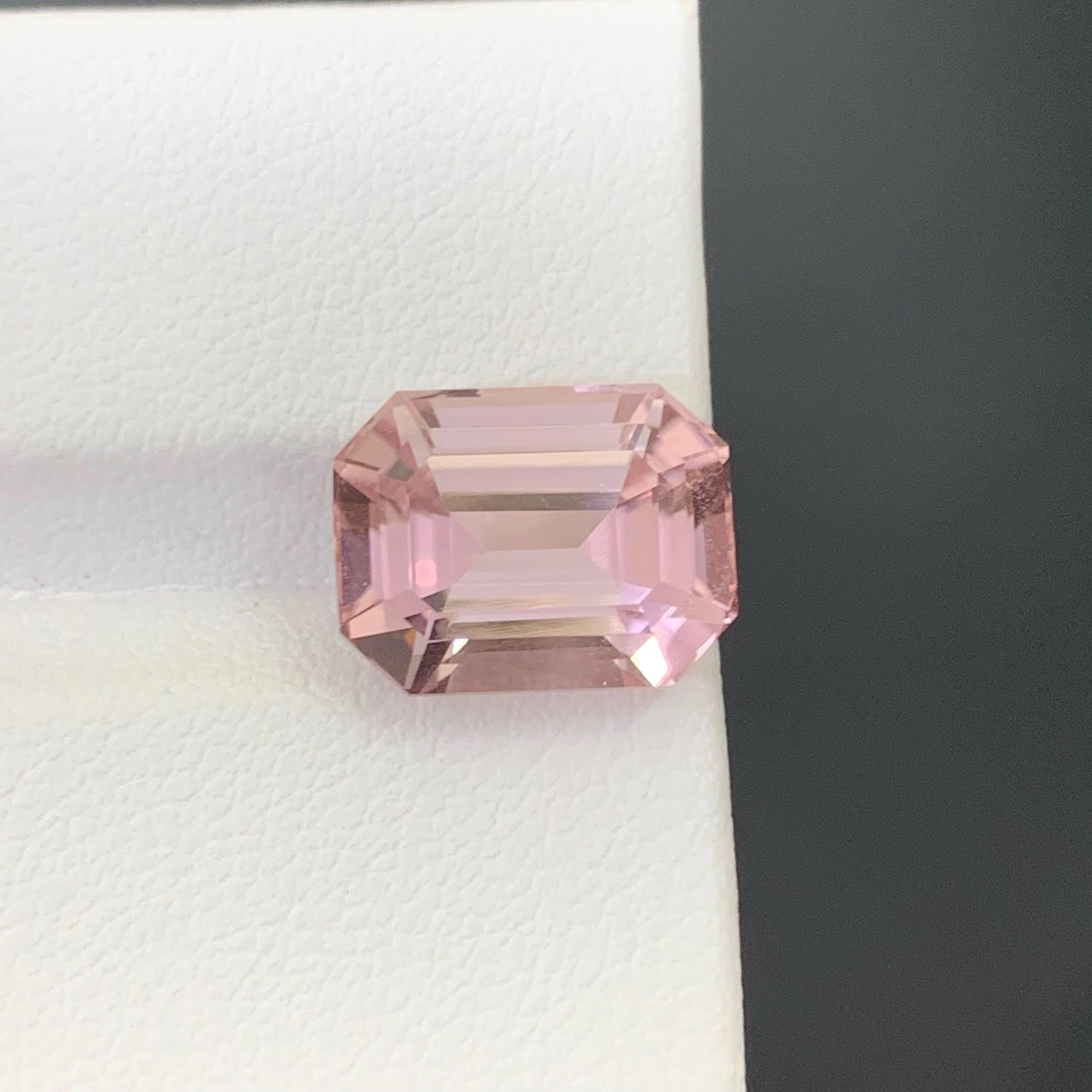 Weight 6.90 carat 
Dimensions 12.2x9.4x7.5mm
Treatment None 
Origin Afghan 
Clarity Loup Clean 
Shape Cut Emerald 




Discover the delicate beauty of this 6.90 Carat Natural Baby Pink Tourmaline, expertly crafted in a refined emerald cut that