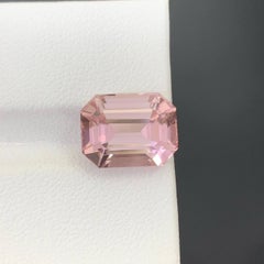 6,90 carati di tormalina rosa baby naturale sfusa pietra taglio smeraldo Gemma africana