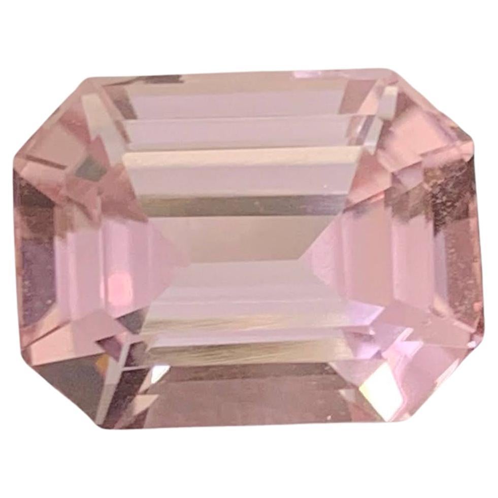 6,90 Karat Natürlicher Loser Baby Rosa Turmalin Stein Smaragd Schliff Afrikanischer Edelstein