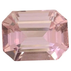 6,90 Karat Natürlicher Loser Baby Rosa Turmalin Stein Smaragd Schliff Afrikanischer Edelstein