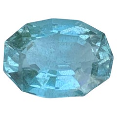 6,90 Karat Natürliche Lose Seafoam Blue Aquamarin Fancy Oval Cut Afrikanischen Edelstein