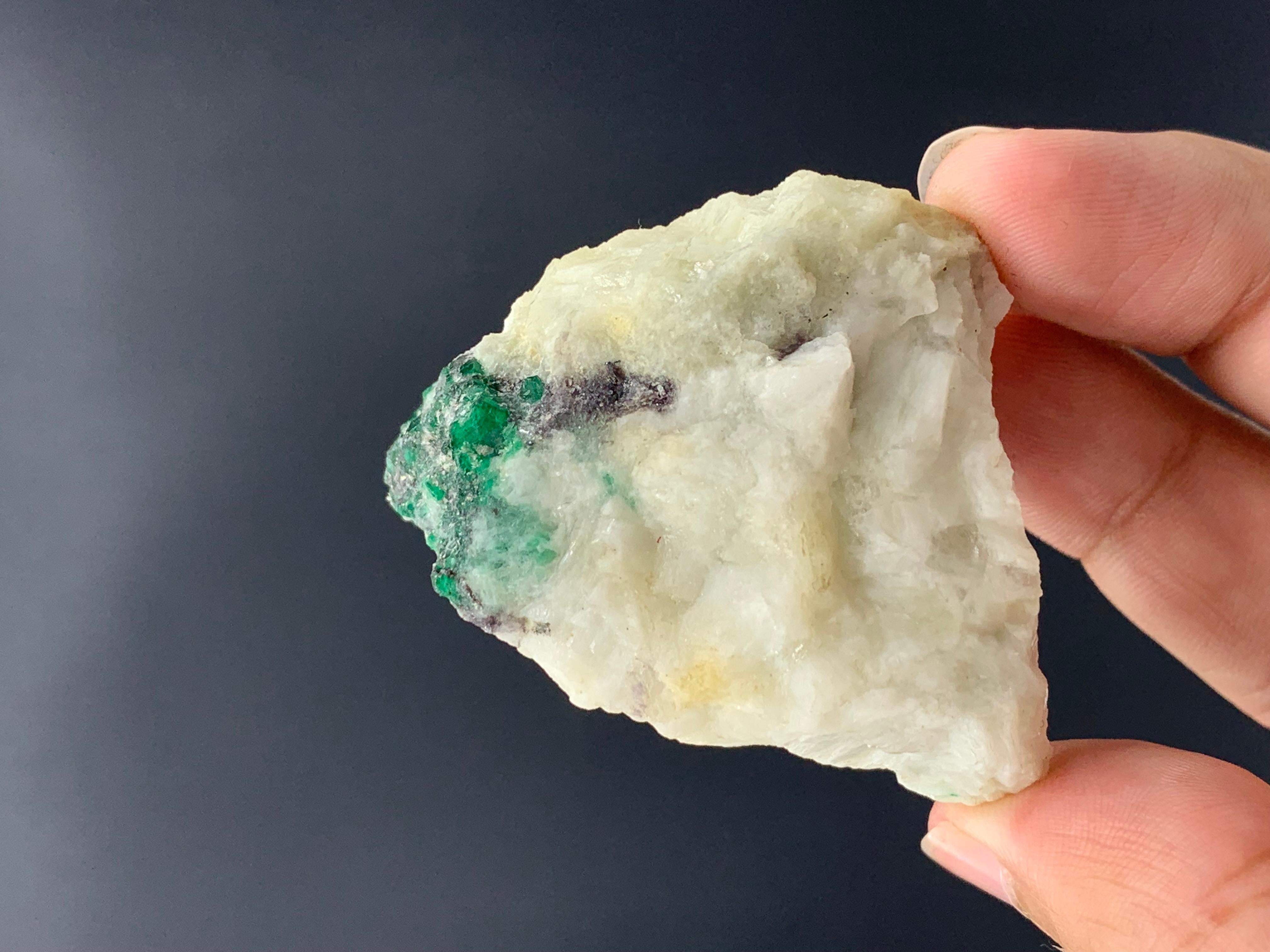 69,19 Gramm schönes Smaragd-Exemplar aus dem Swat-Tal, Pakistan  im Angebot 5
