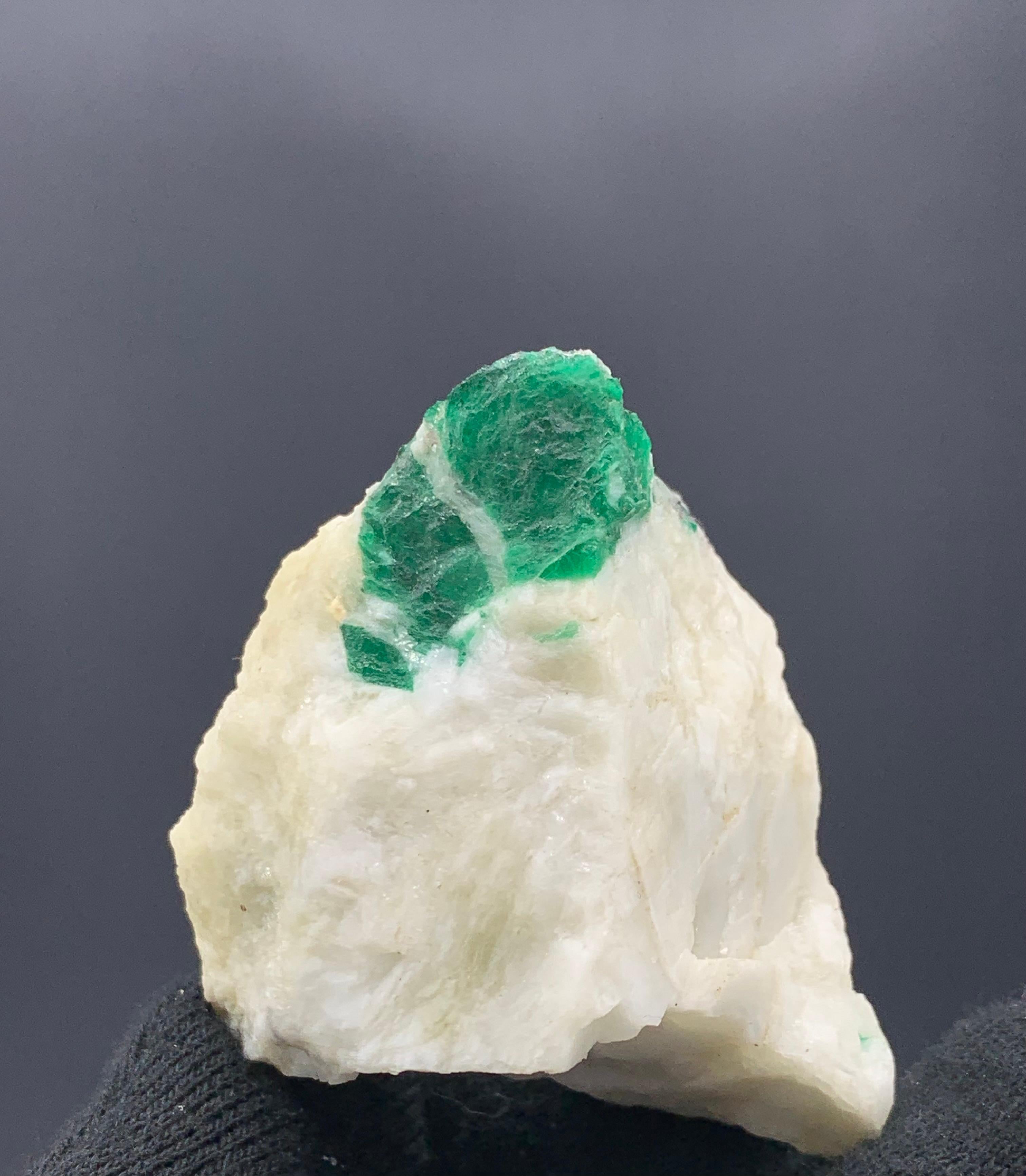 69,19 Gramm schönes Smaragd-Exemplar aus dem Swat-Tal, Pakistan  (Bergkristall) im Angebot