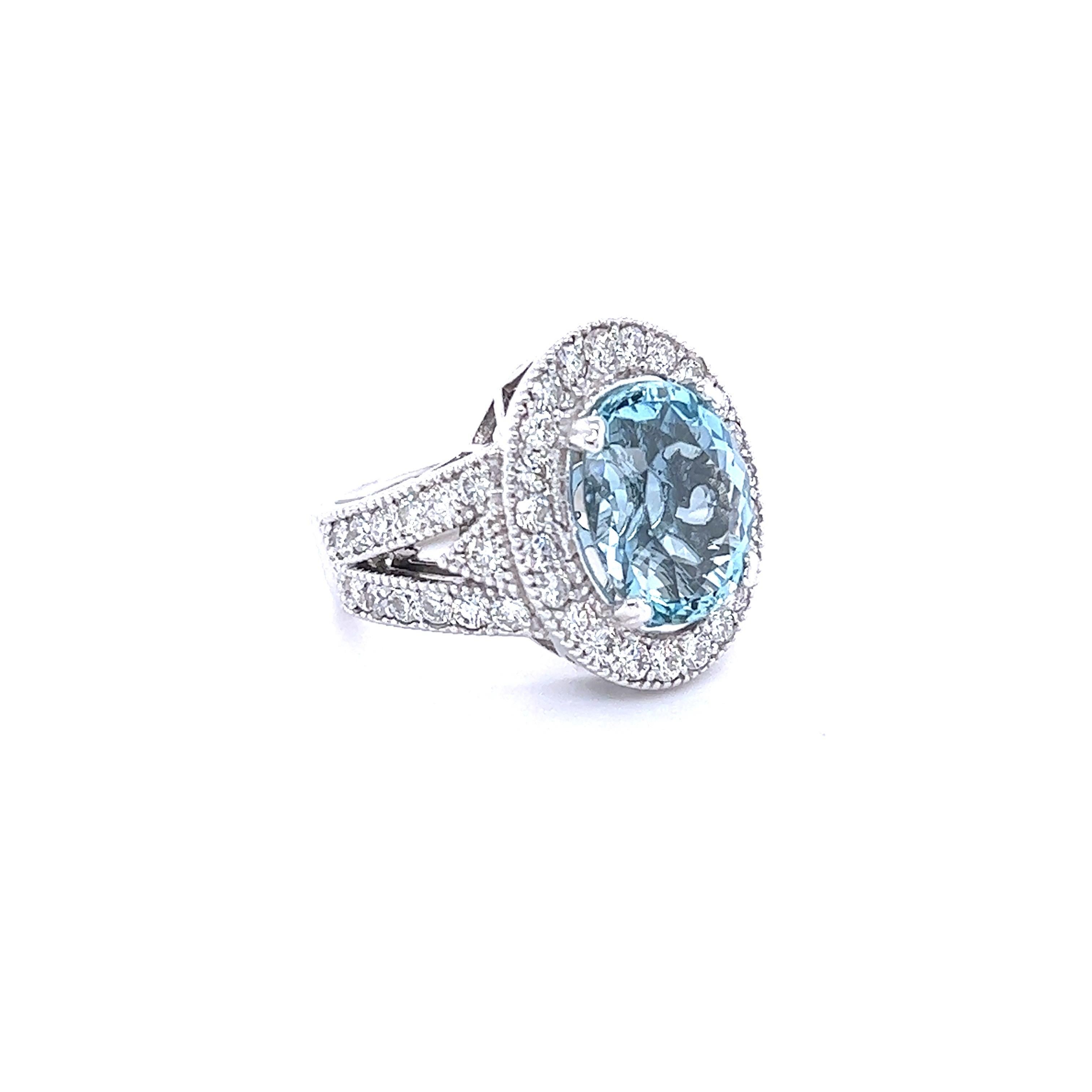 13 carat aquamarine ring
