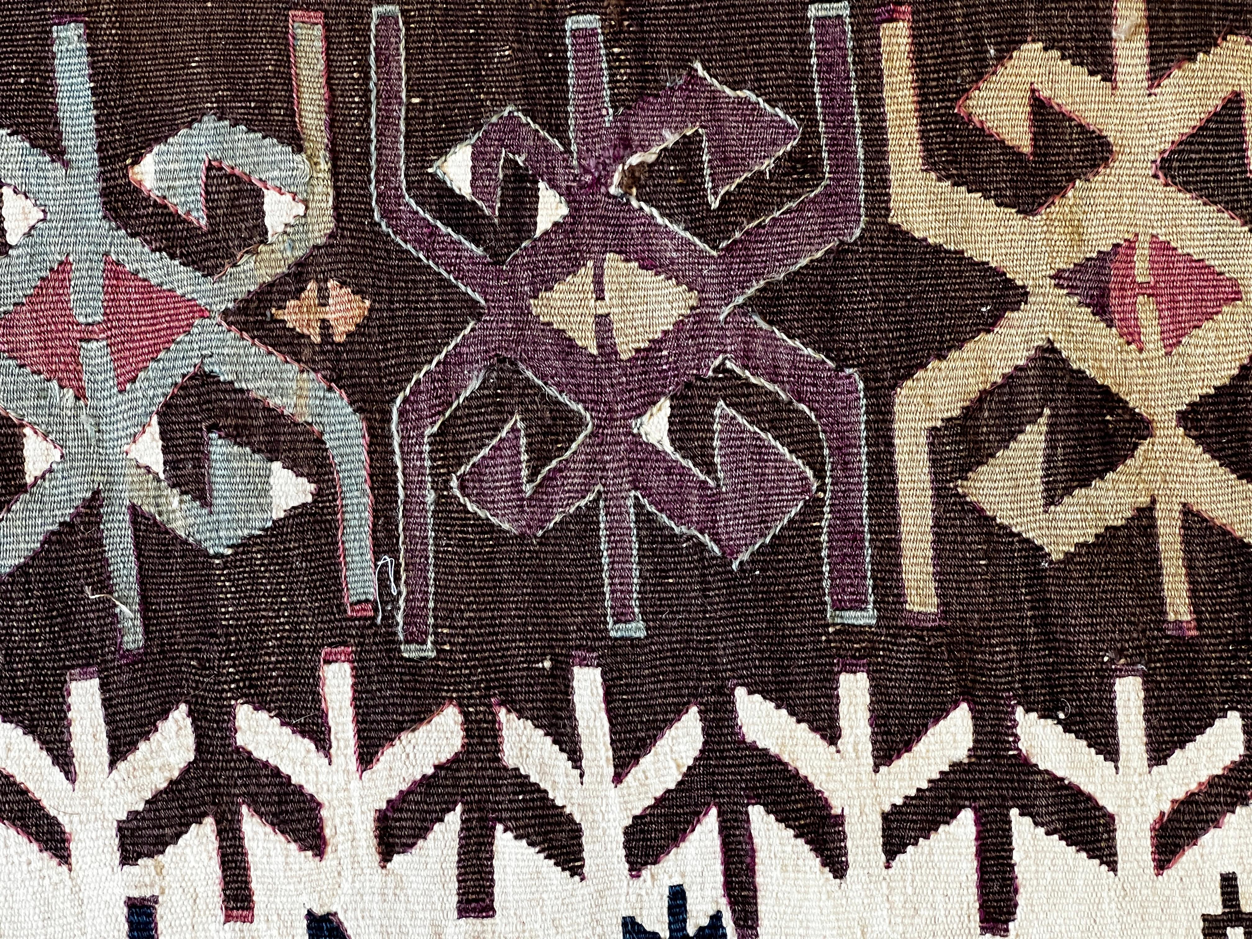 693 - Paire de pièces en kilim du Caucase en vente 5