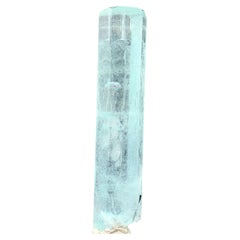Magnifique cristal d'aigue-marine de 69,32 grammes provenant de la vallée de Nagar Gilgit, Pakistan