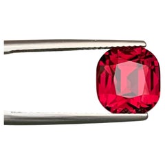 6,95 Karat natürlicher loser rötlich-rosa Granat Cushion Precision Cut tansanischer Edelstein