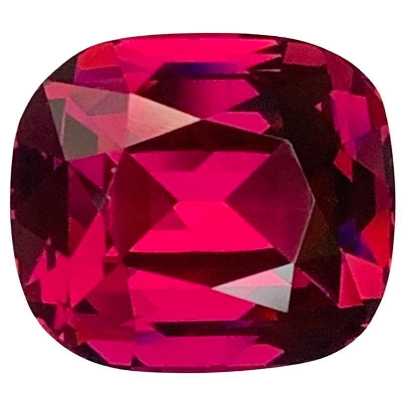 6,95 carati di granato rodolite naturale sfuso con taglio a cuscino dalla Tanzania