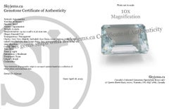 6.95ct Emerald Cut Aquamarine
