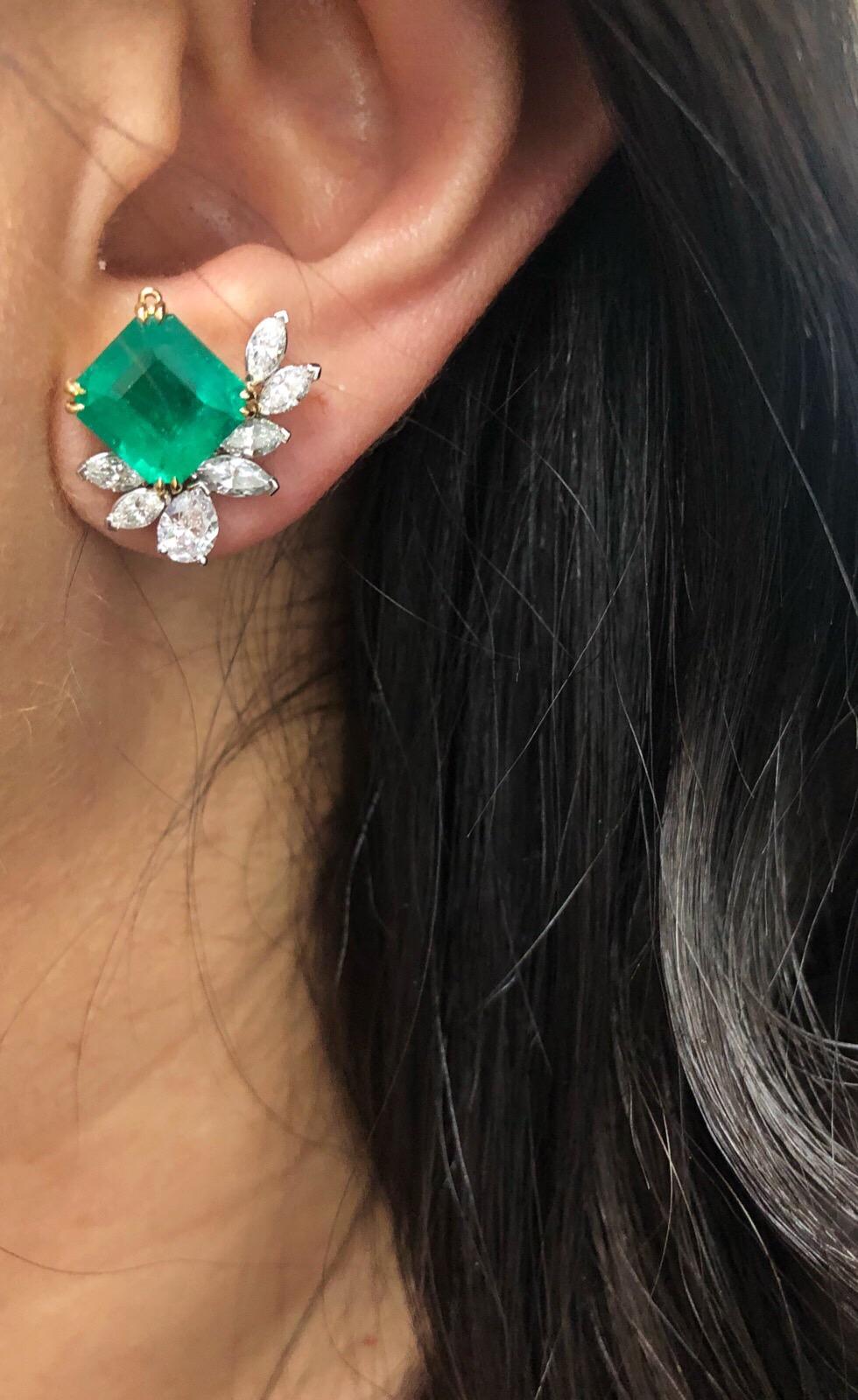 colombian emeralds earrings