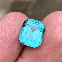 6,96 Karat Seafoam Natürlicher Turmalin, Cushion-Cut Lose Edelstein für Ring