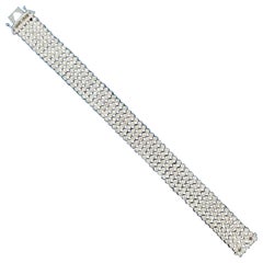 Bracelet tennis en diamants de 6.98 carats
