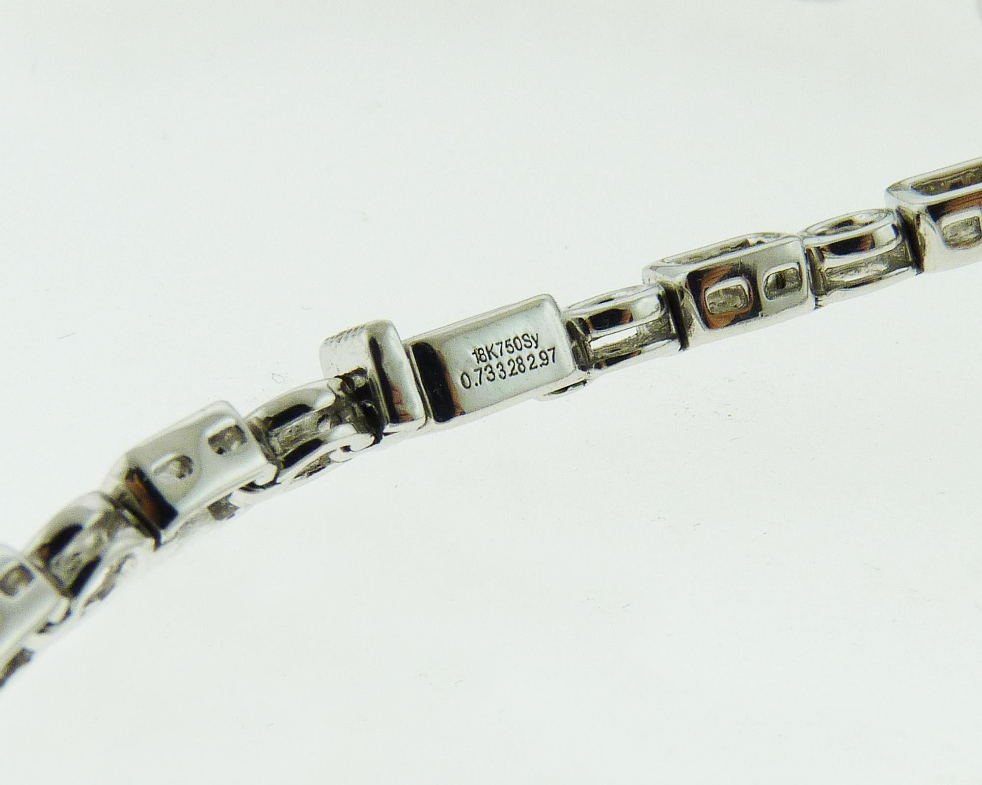 Spectra Fine Jewelry Unsichtbar gefasste Diamant-Halskette im Zustand „Neu“ im Angebot in New York, NY