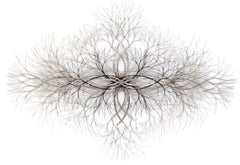 69"X48" Metall-Wandskulptur aus Edelstahl und Bronze #673 69"X48" Metall-Wandskulptur aus Edelstahl und Bronze #673