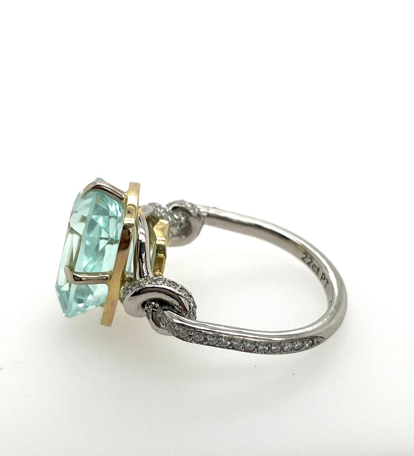 6ct aquamarine ring