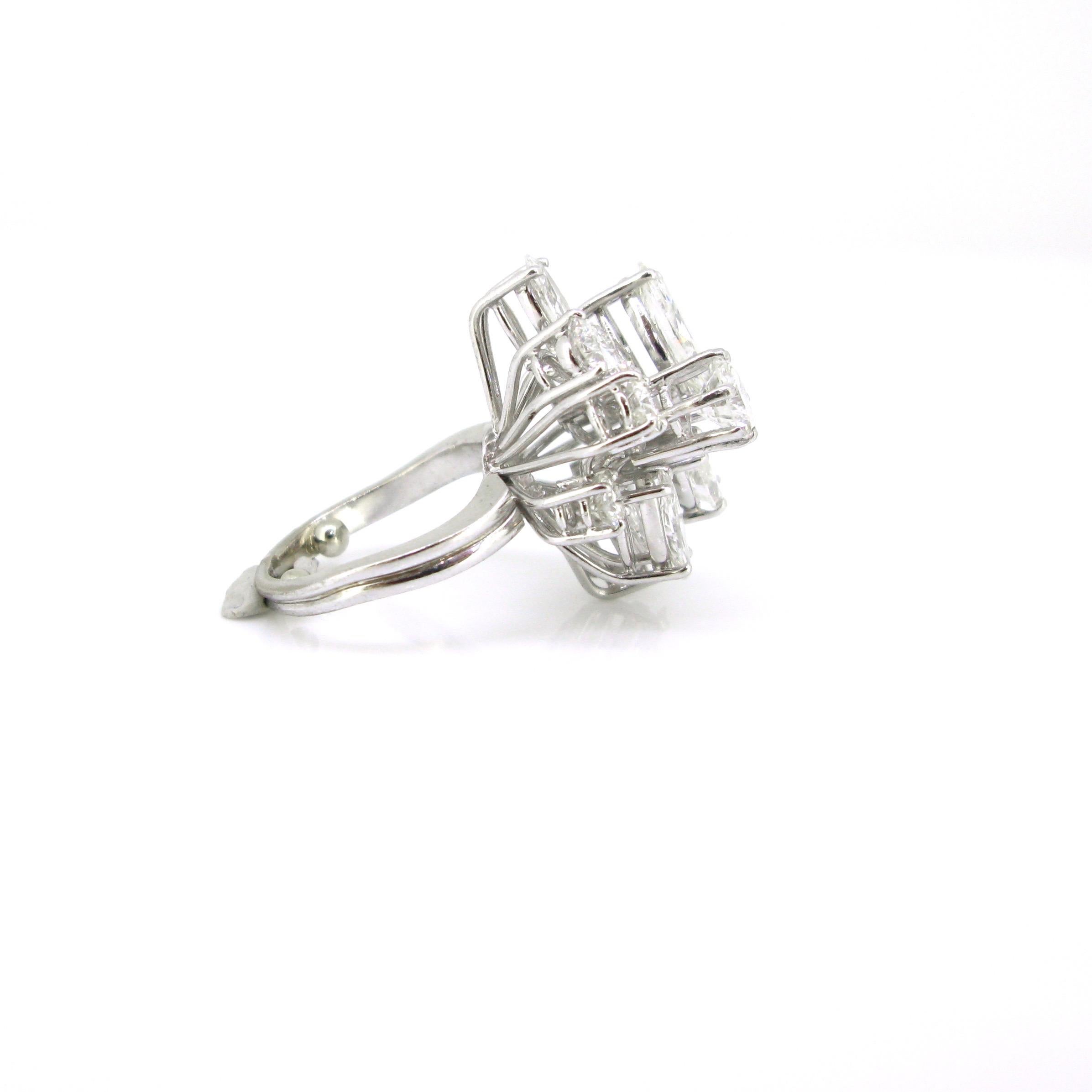 6 carat marquise diamond ring