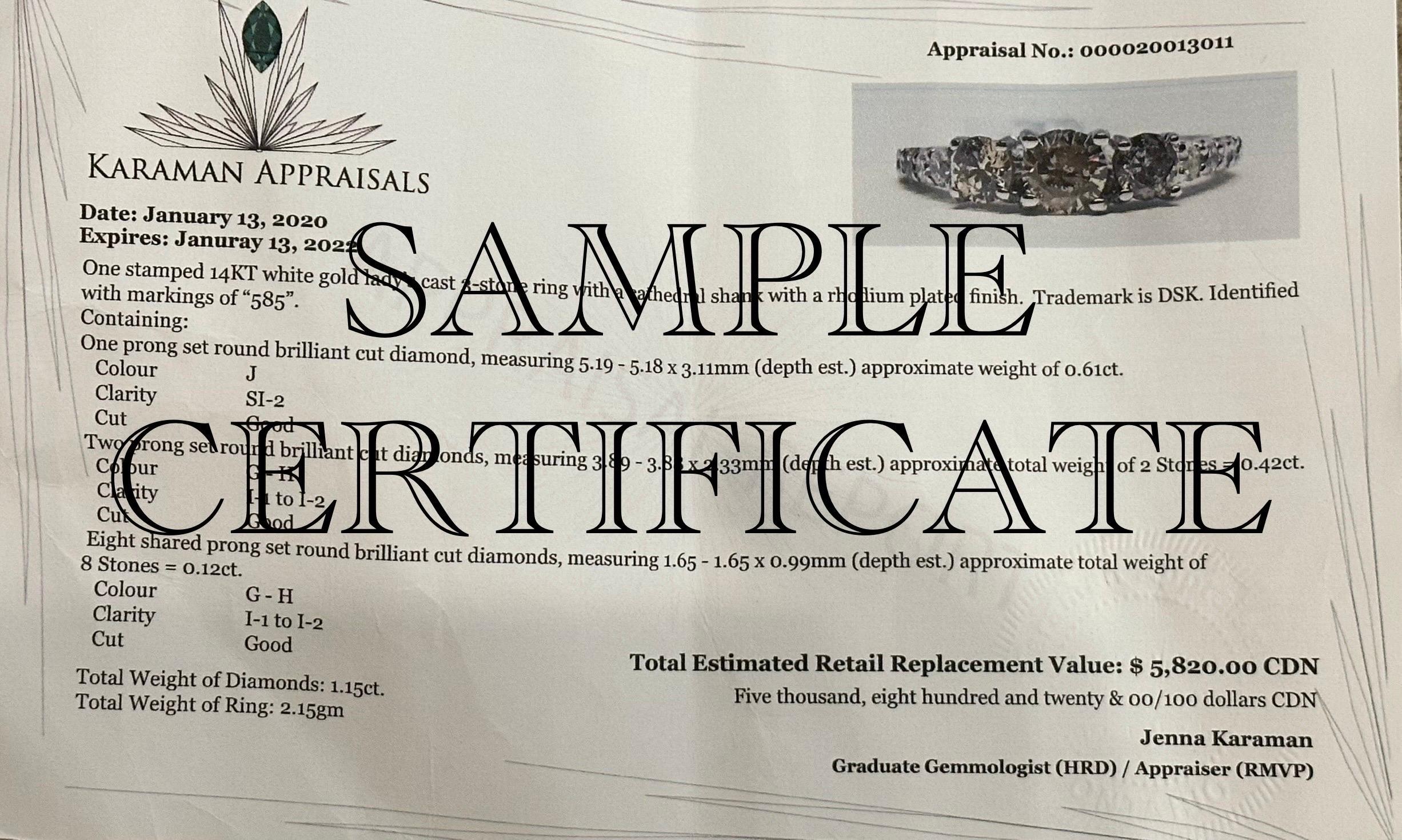 6ct Fine diamond wedding band eternity ring platinum en vente 3