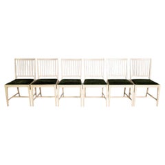 6er Set Midcentury Stühle Svante Skogh Schweden shabby scandi