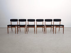 6er Set Stühle Midcentury TSM Tarm Stole Vintage Rasmussen 1960
